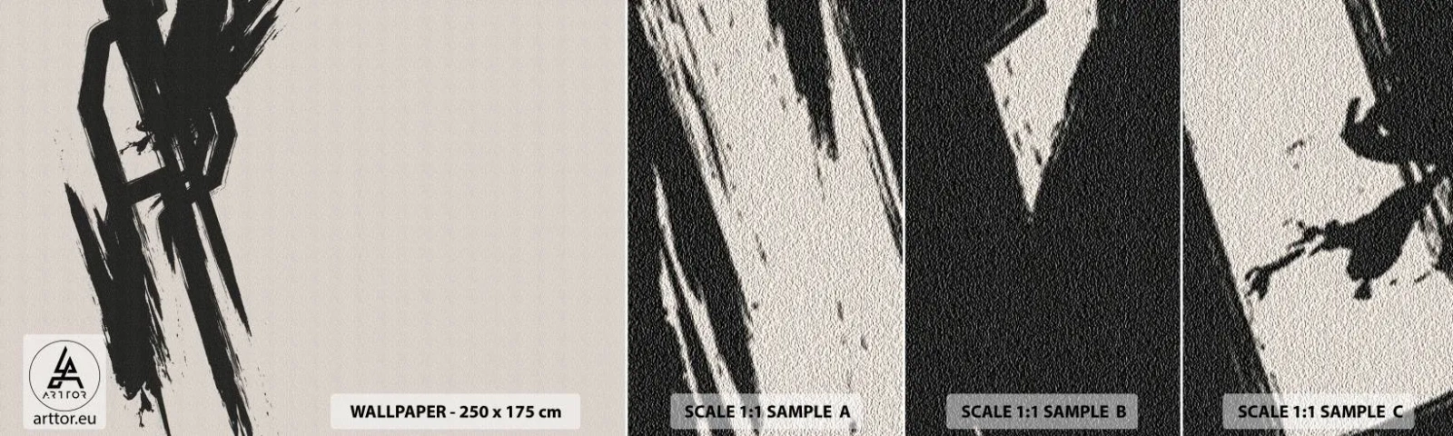 Prøve Fototapet Selvklæbende Deluxe Sticker - Ustoppeligt momentum - Minimalisme, Tom, Stykke - 100x30 cm