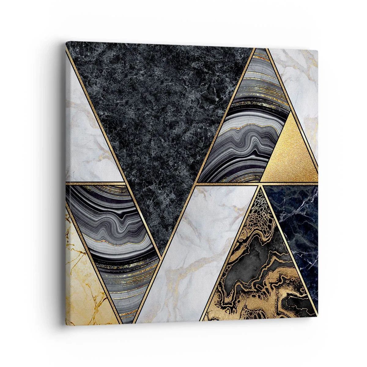 Lærredstryk - Billede på lærred - Sten for sten - 40x40 cm