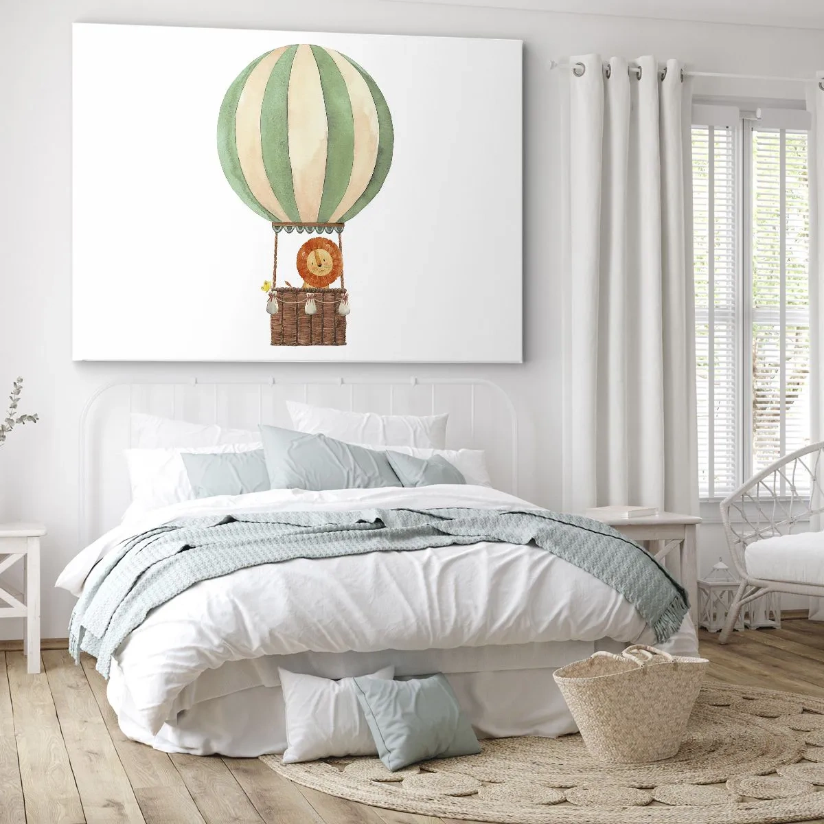 Lærredstryk - Billede på lærred - Leons rejser - 120x80 cm