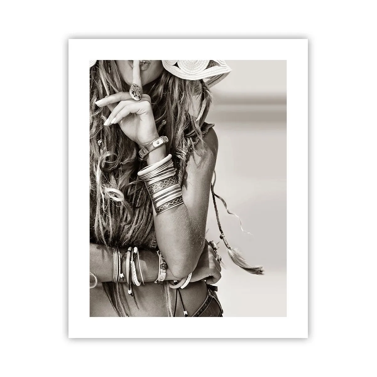 Plakat - Som en pige - 40x50 cm