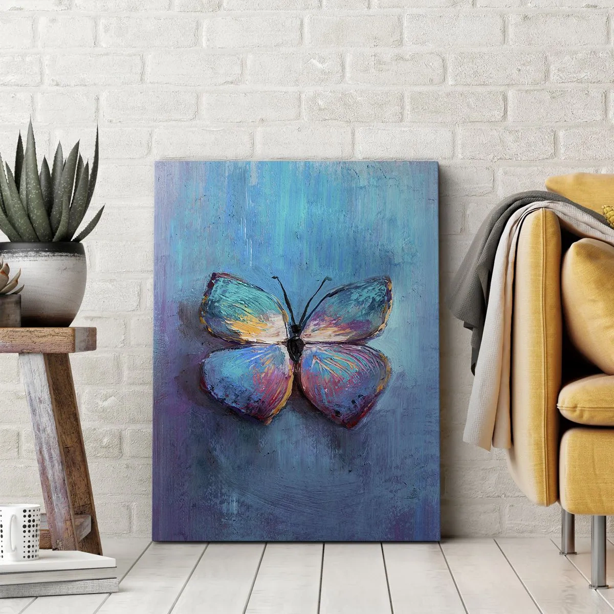 Lærredstryk - Billede på lærred - I sin fulde pragt - 80x120 cm