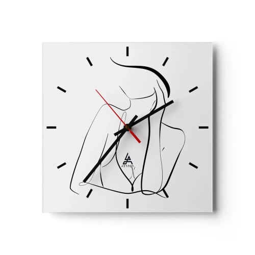 Vægur, Uret - På bølgen af en drøm - 30x30 cm