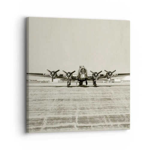 Lærredstryk - Billede på lærred - Som altid klar - 30x30 cm