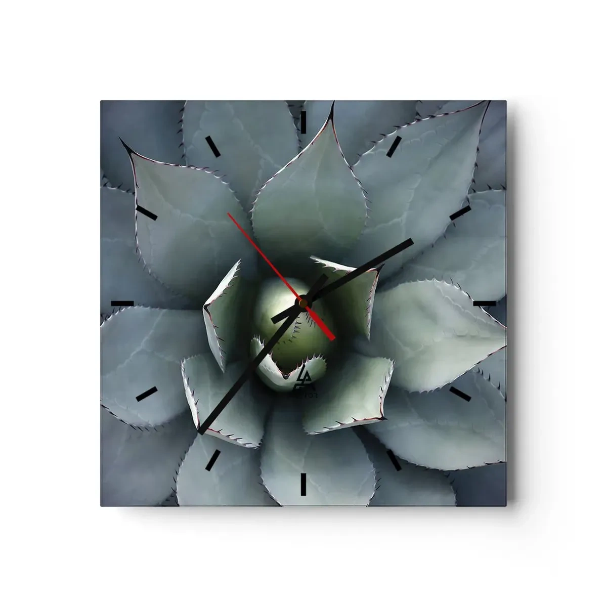 Vægur, Uret - Lokkemad og advarsler - 40x40 cm