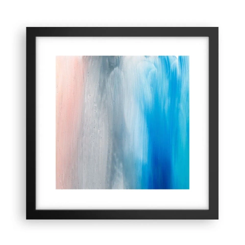 Plakat i sort ramme - Elementer: luft - 30x30 cm