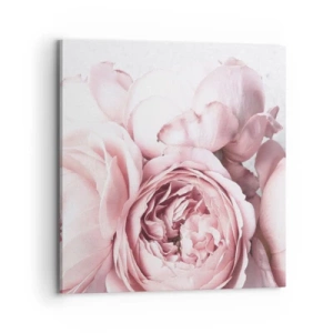 Lærredstryk - Billede på lærred - For de romantiske - 70x70 cm