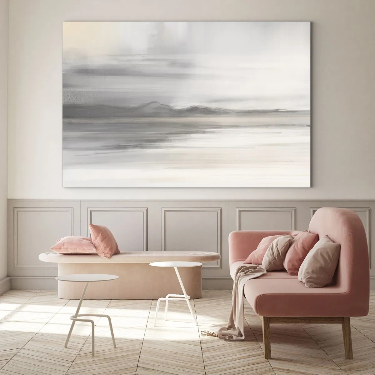 Billede på glas - En tankevækkende afstand - 120x80 cm