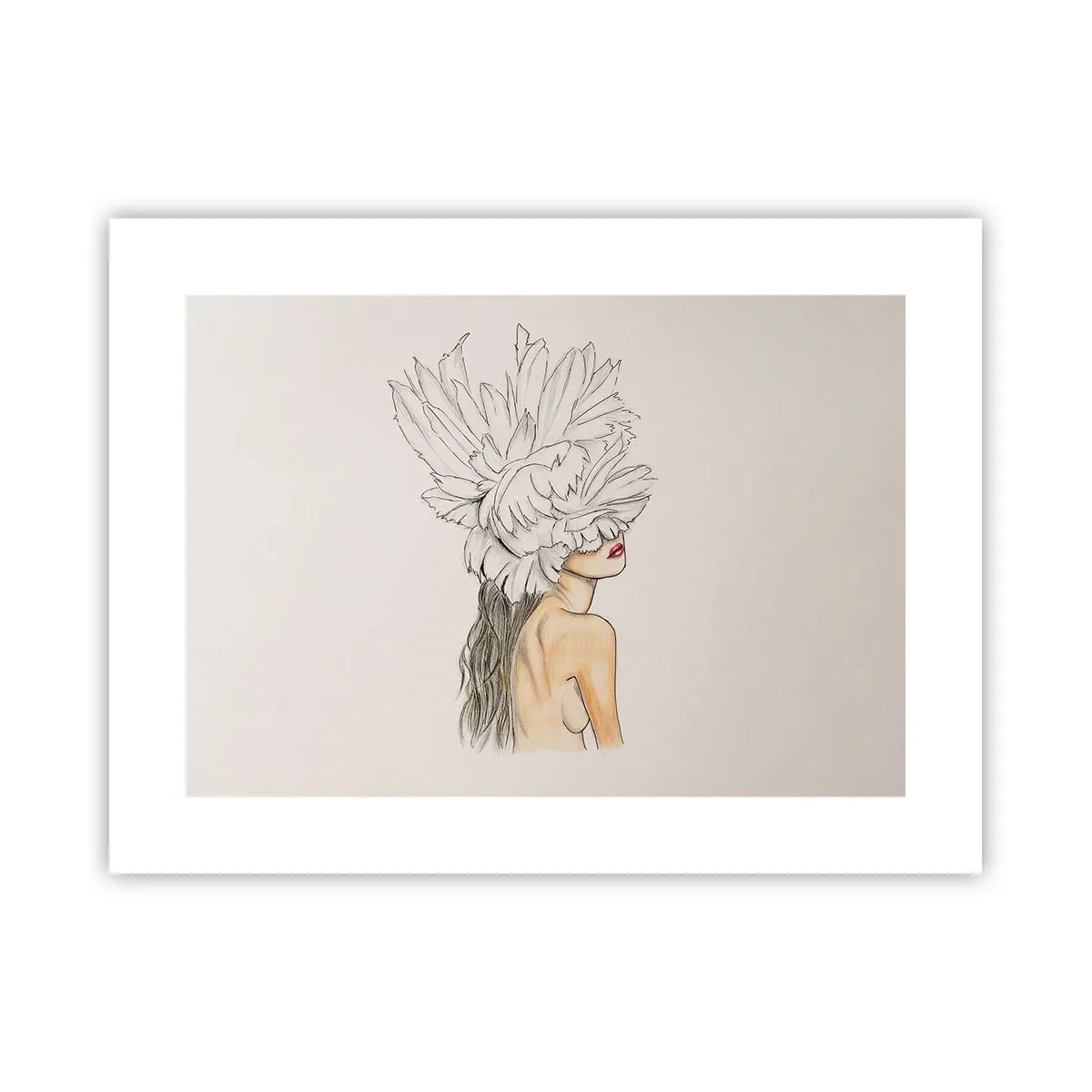 Plakat - Skønhed kronet - 40x30 cm