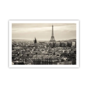 Plakat - Over Paris' hustage - 91x61 cm