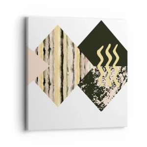 Lærredstryk - Billede på lærred - Ikke så simpelt - 40x40 cm