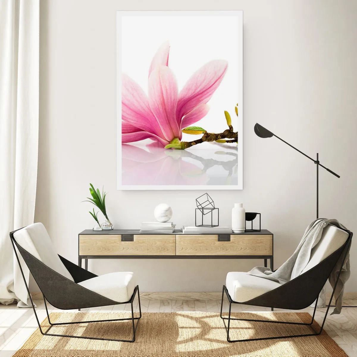 Plakat - Blød som et åndedrag af forår - 70x100 cm