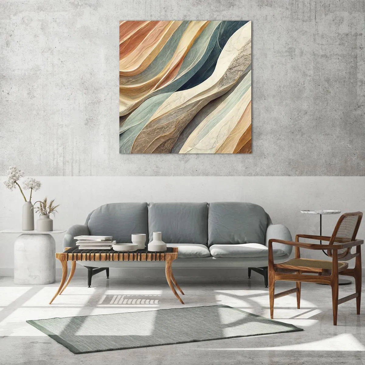 Billede på glas - Øjeblikke før forandring - 40x40 cm