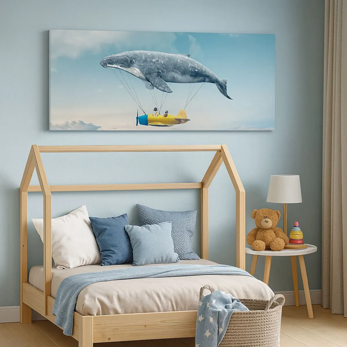 Lærredstryk - Billede på lærred - Hvorfor ikke? - 100x40 cm