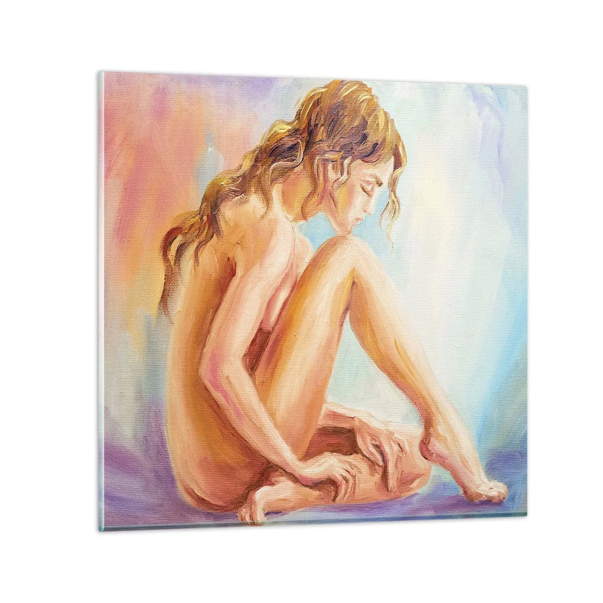 Billede på glas - Ungdomens handling - 30x30 cm
