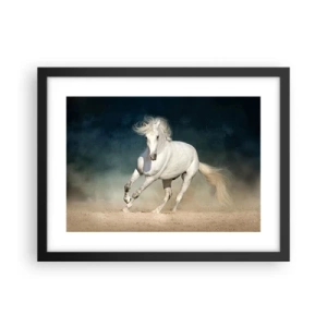 Plakat i sort ramme - Frihed i en ren tilstand - 40x30 cm