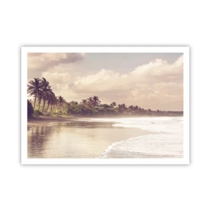 Plakat - Kærtegner bølgerne - 100x70 cm