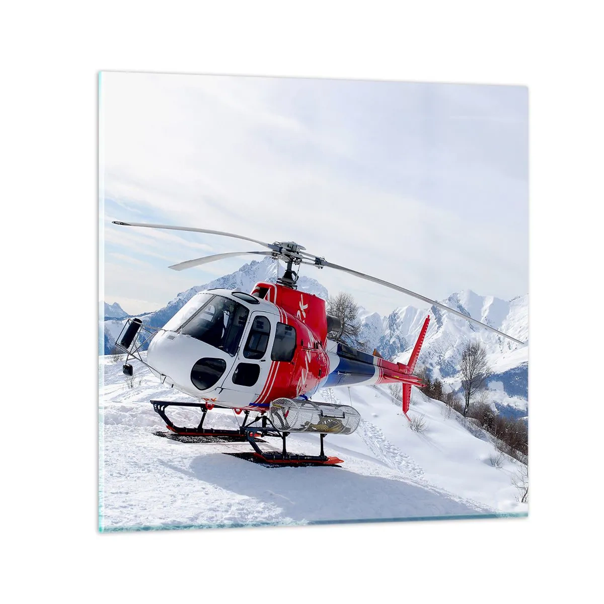 Billede på glas - Altid klar - 70x70 cm