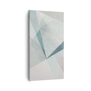 Lærredstryk - Billede på lærred - Rolig og alligevel dynamisk - 55x100 cm