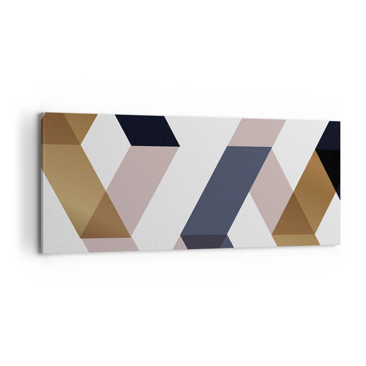 Lærredstryk - Billede på lærred - Planer og vinkler - 120x50 cm