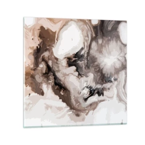 Billede på glas - En galakses fødsel - 30x30 cm