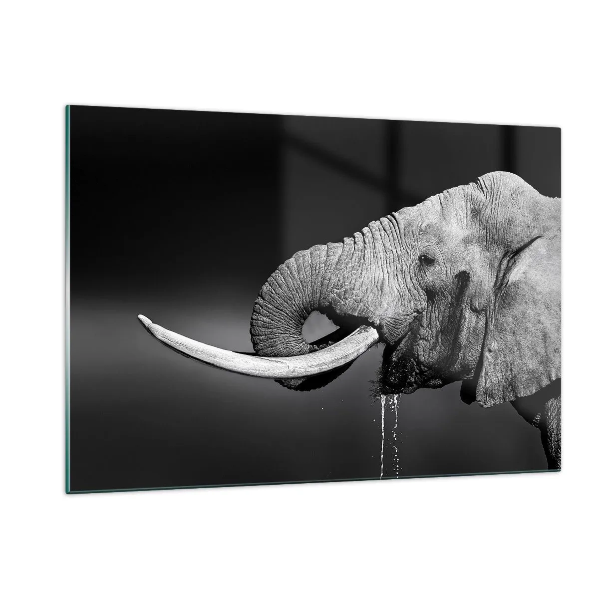 Billede på glas - Ja, det er godt nu - 120x80 cm