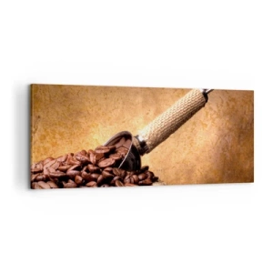 Lærredstryk - Billede på lærred - Ved smagsens kilde - 100x40 cm