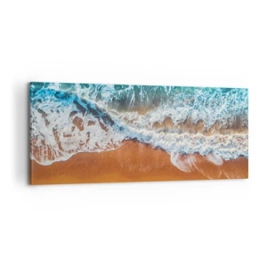 Lærredstryk - Billede på lærred - Altid i tandem - 100x40 cm