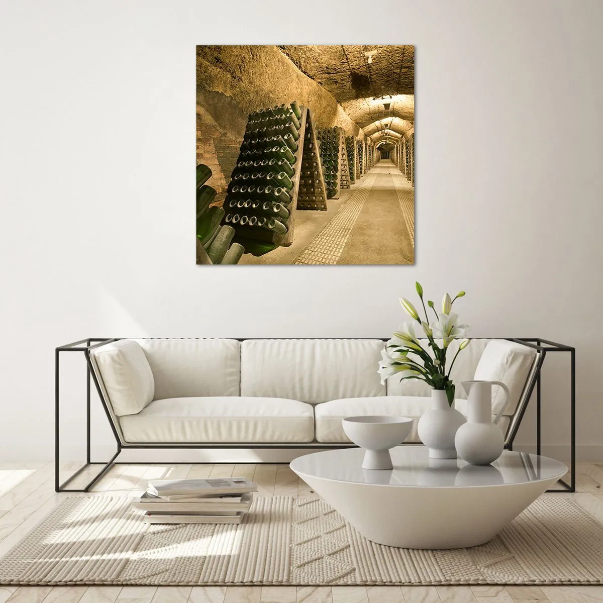 Billede på glas - Smagens fødsel - 30x30 cm