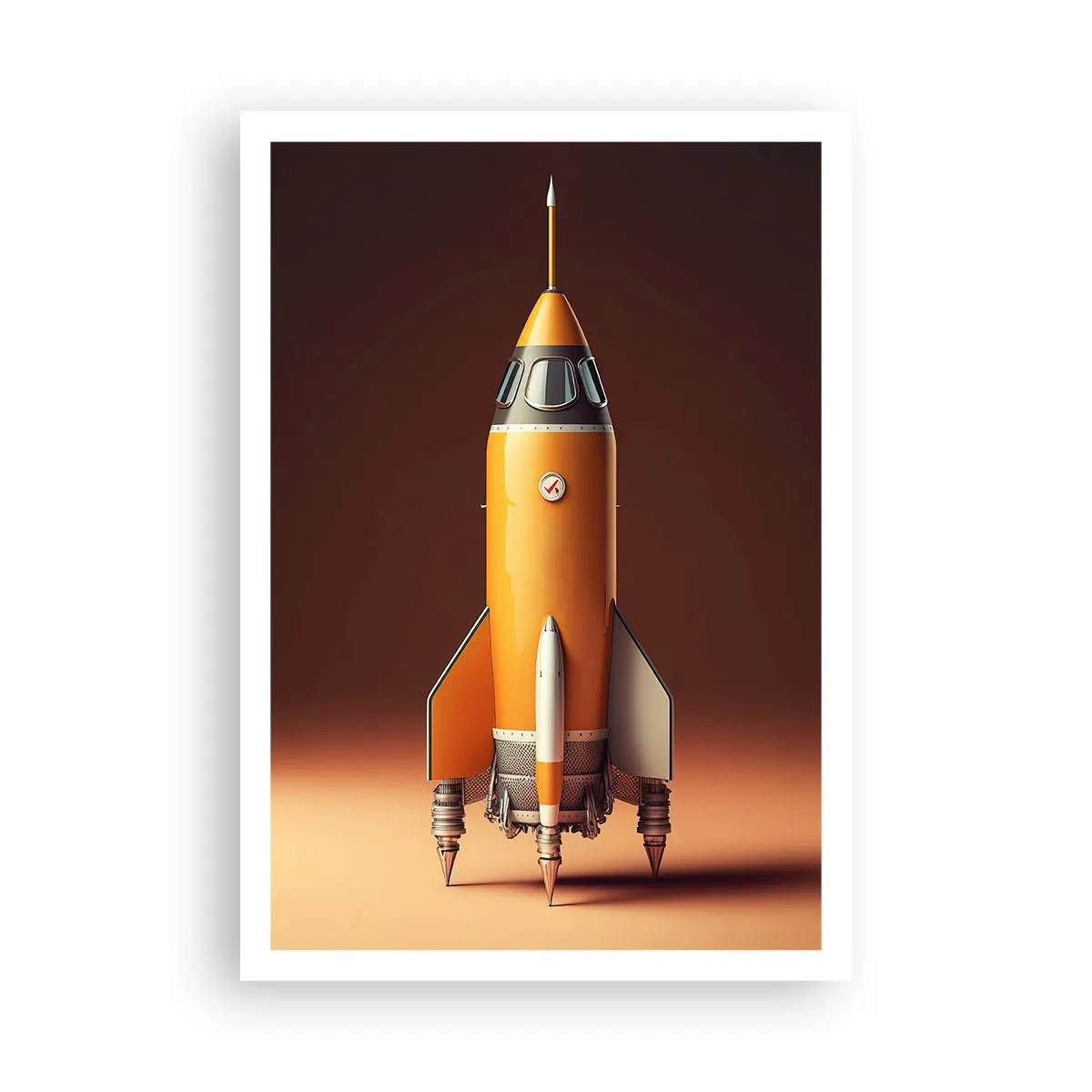 Plakat - Det begynder med en drøm - 70x100 cm