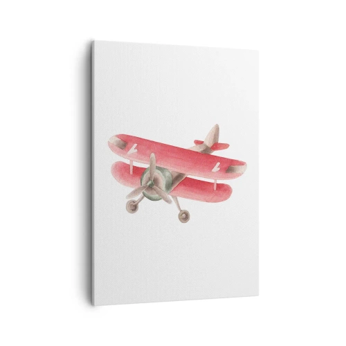 Lærredstryk - Billede på lærred - Klar til at flyve højt - 50x70 cm