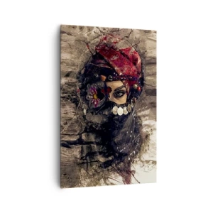 Lærredstryk - Billede på lærred - Foruroligende for at sige det mildt - 80x120 cm