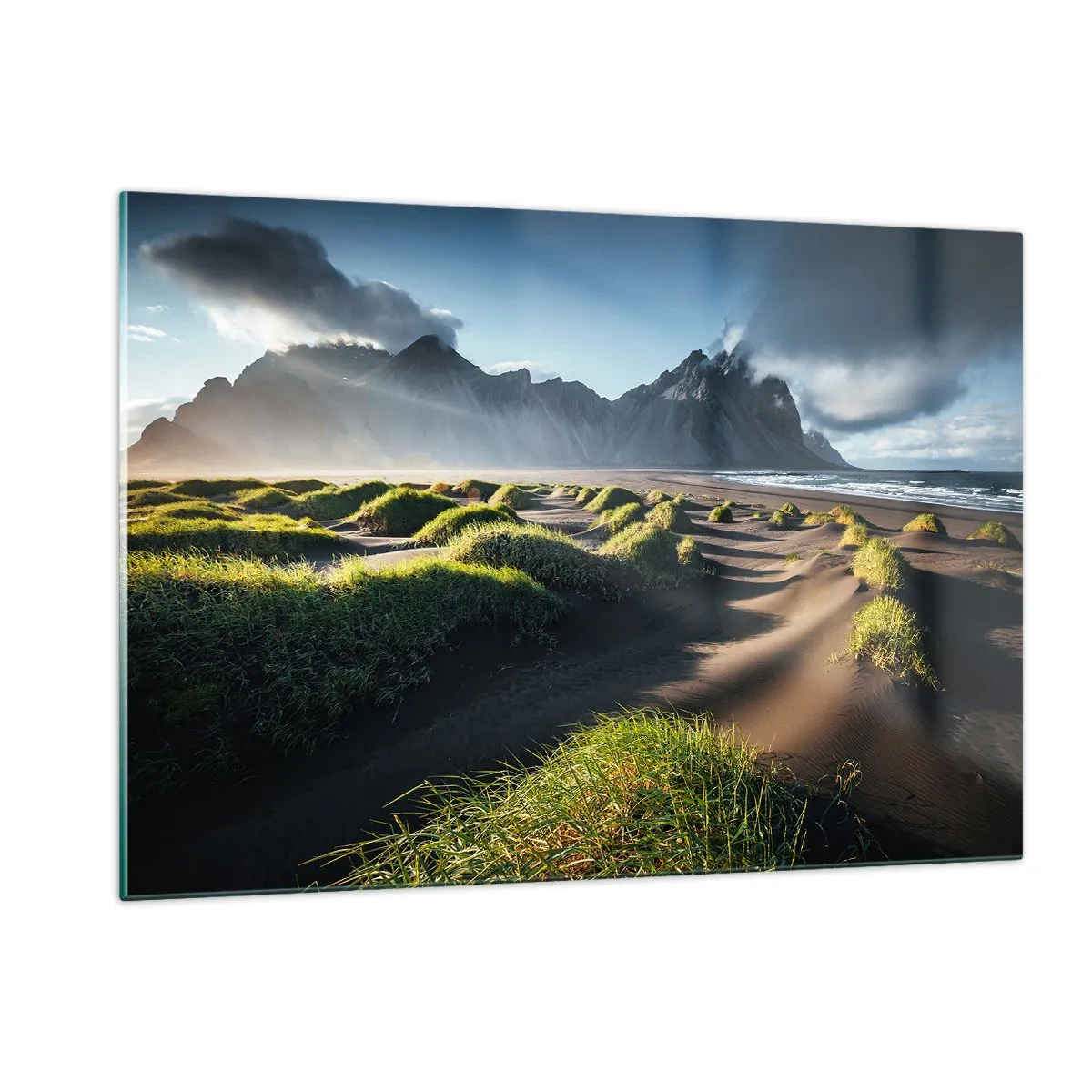 Billede på glas - Harmoni mellem elementerne - 120x80 cm