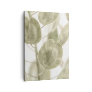 Lærredstryk - Billede på lærred - I begyndelsen var der blade... - 50x70 cm