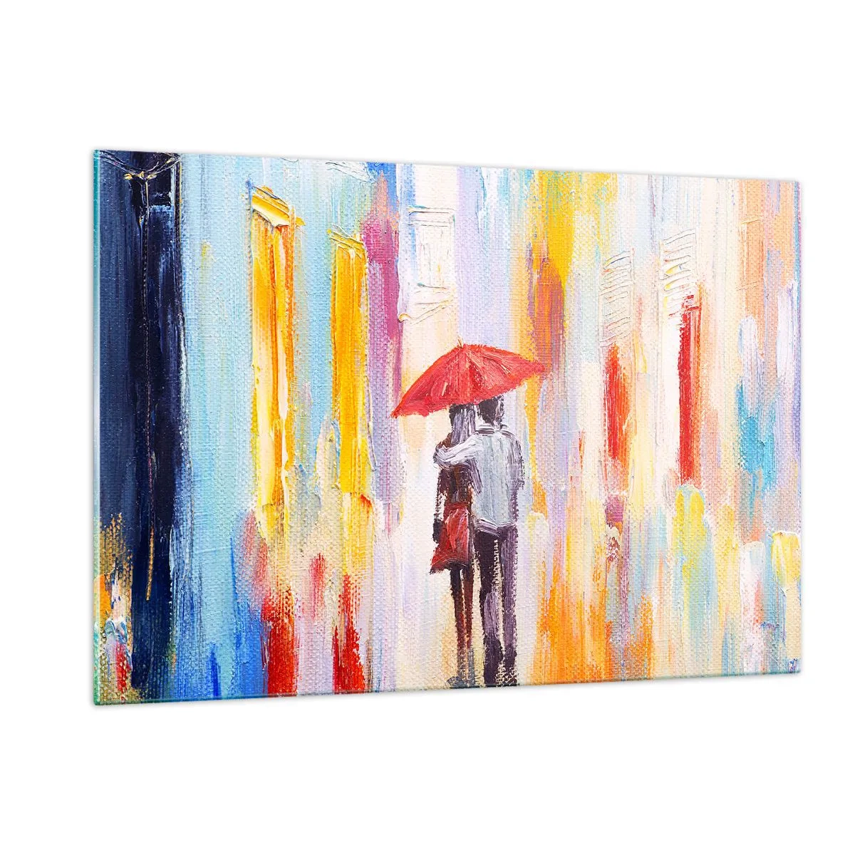 Billede på glas - Lad det regne mere - 120x80 cm
