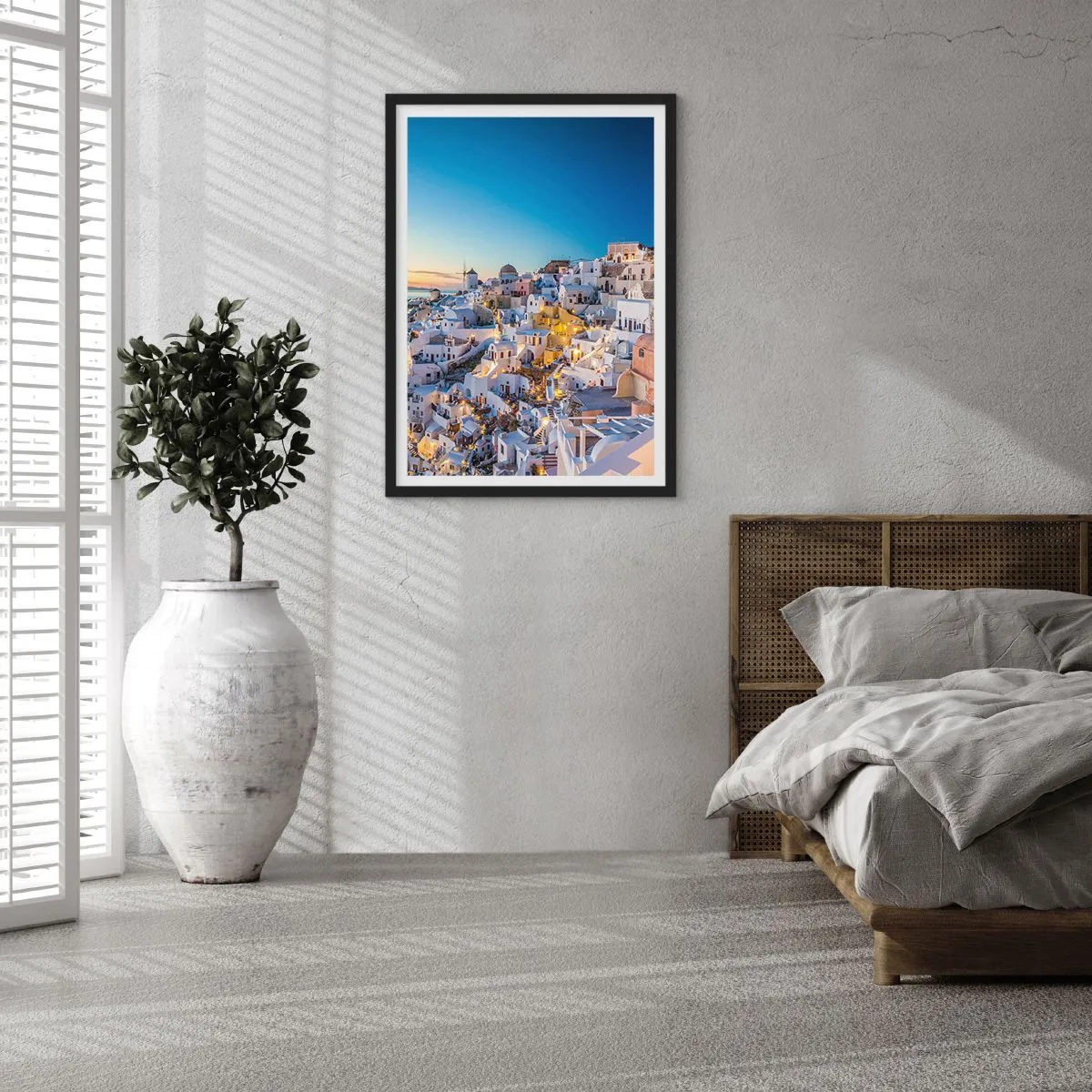 Plakat i sort ramme - Essensen af græskhed - 40x50 cm
