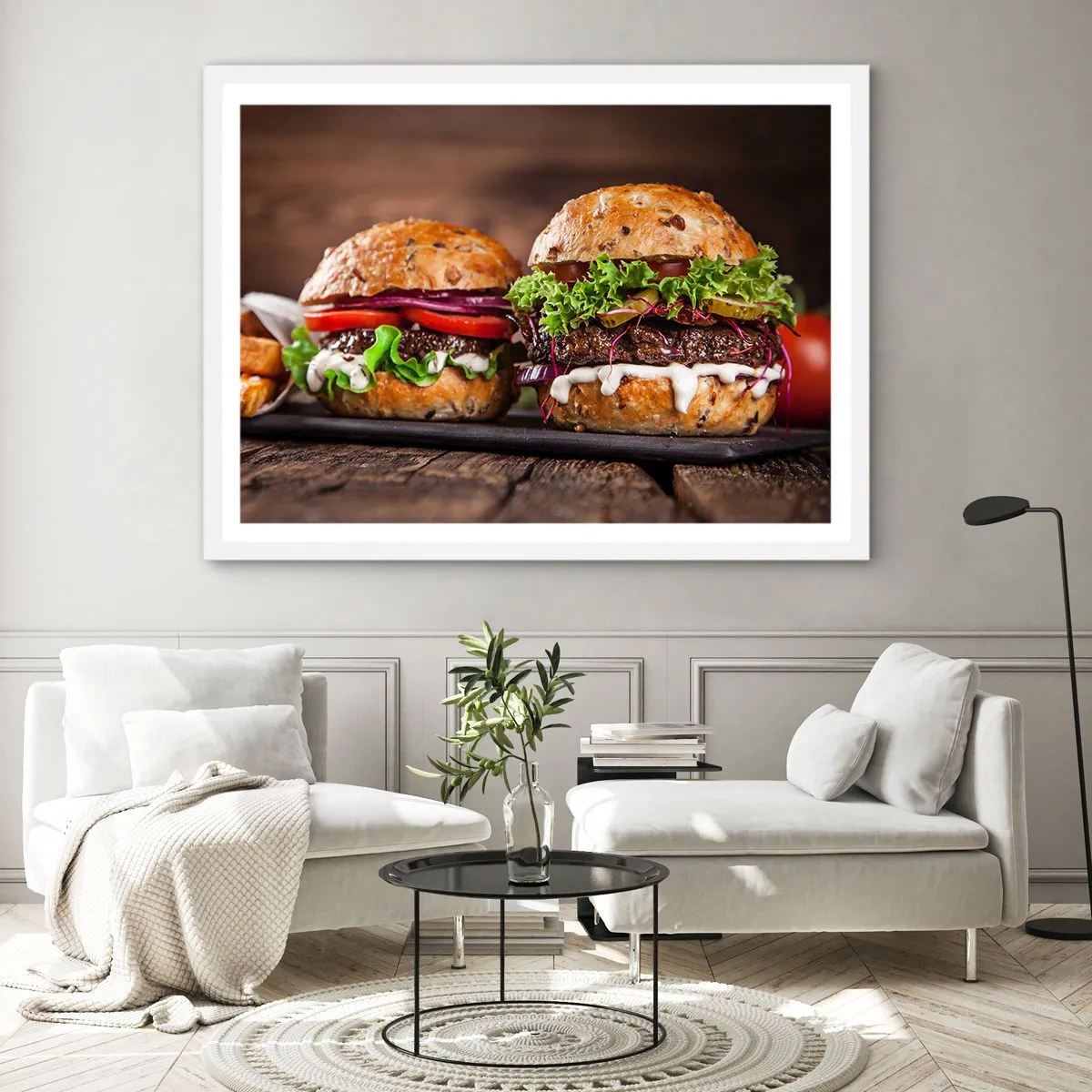 Plakat i hvid ramme - American dream - 91x61 cm