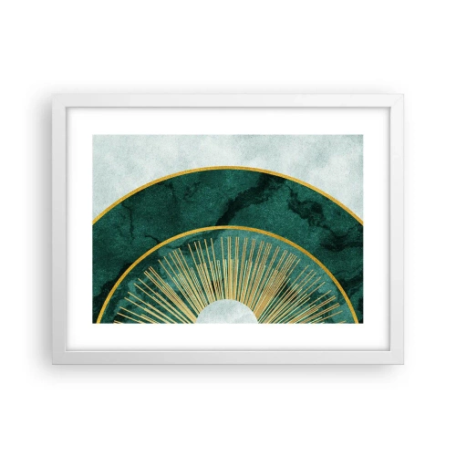 Plakat i hvid ramme - Et anderledes solsystem - 40x30 cm