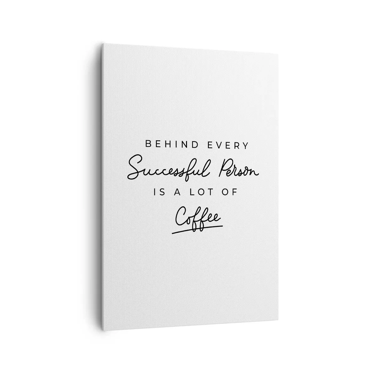 Lærredstryk - Billede på lærred - Hemmeligheden bag succes - 70x100 cm