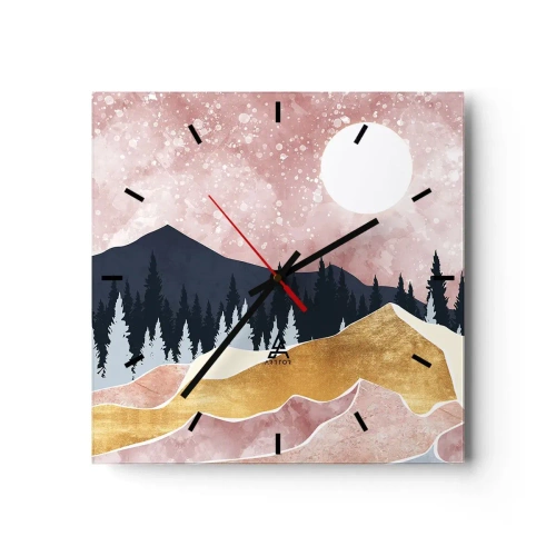 Vægur, Uret - Nattevagt - 30x30 cm
