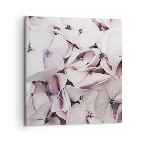 Lærredstryk - Billede på lærred - I en flod af blomster - 60x60 cm