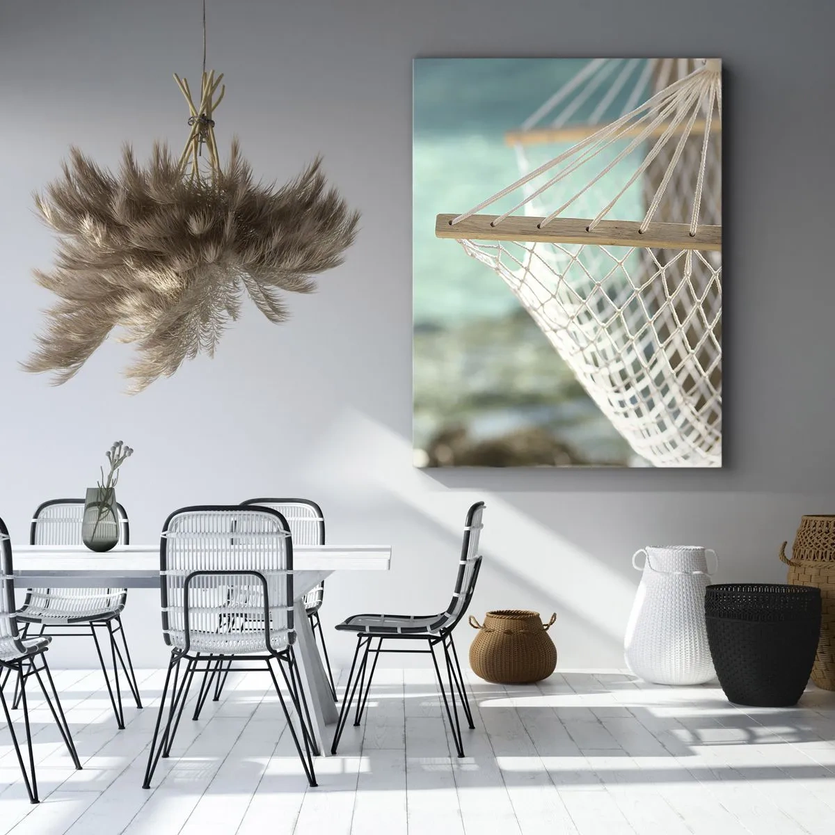 Lærredstryk - Billede på lærred - Tid til afslapning - 50x70 cm