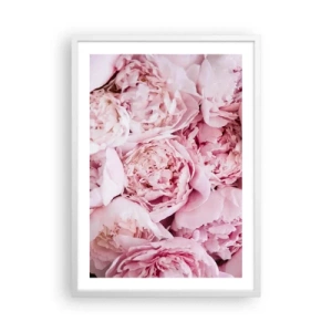 Plakat i hvid ramme - Hyggeligt og velduftende - 50x70 cm