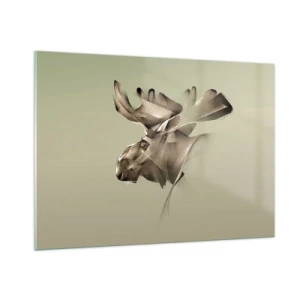 Billede på glas - Den blide kraft af ro - 100x70 cm