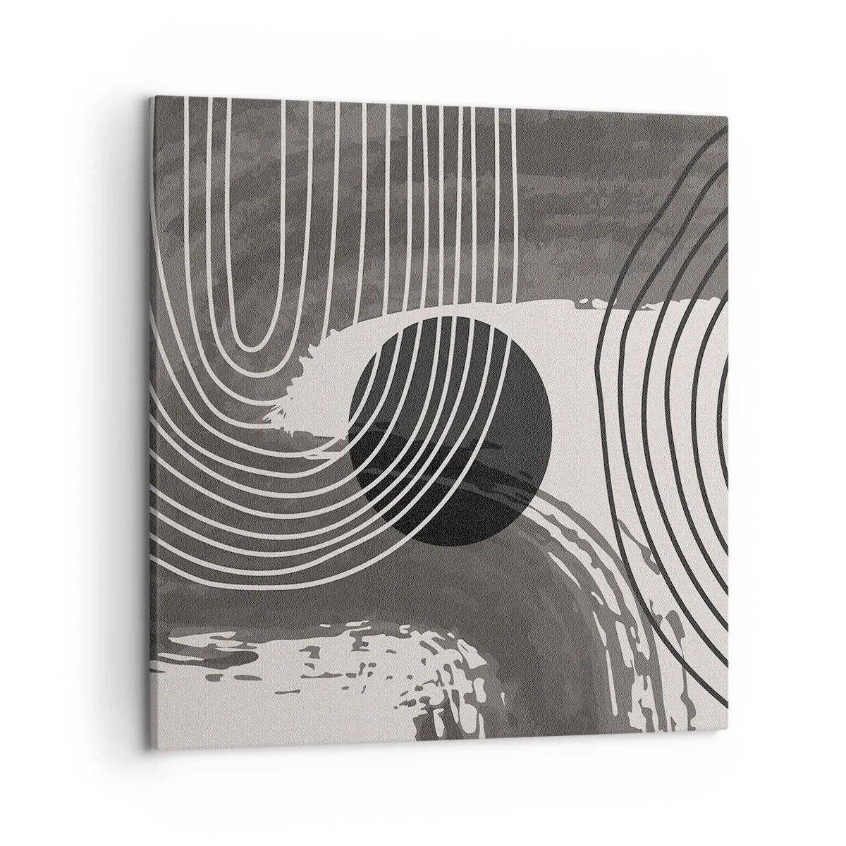 Lærredstryk - Billede på lærred - Oval vinder - 50x50 cm