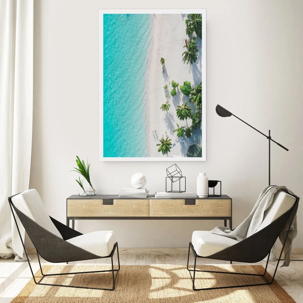 Plakat - Ferie i paradis - 70x100 cm