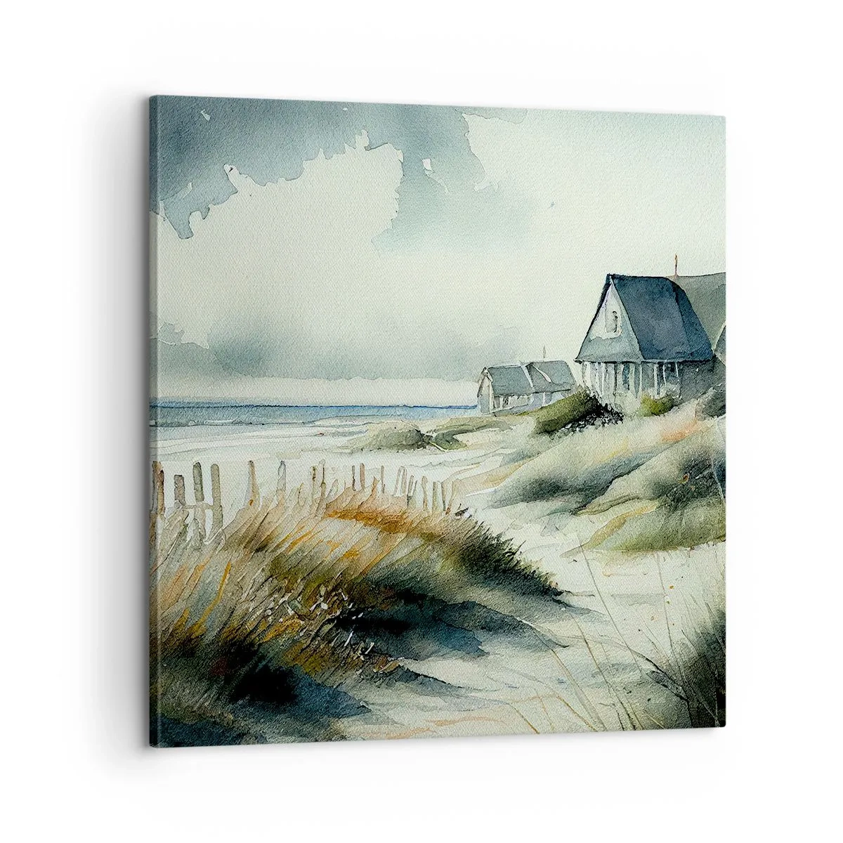 Lærredstryk - Billede på lærred - Væk fra trængsel og travlhed - 60x60 cm