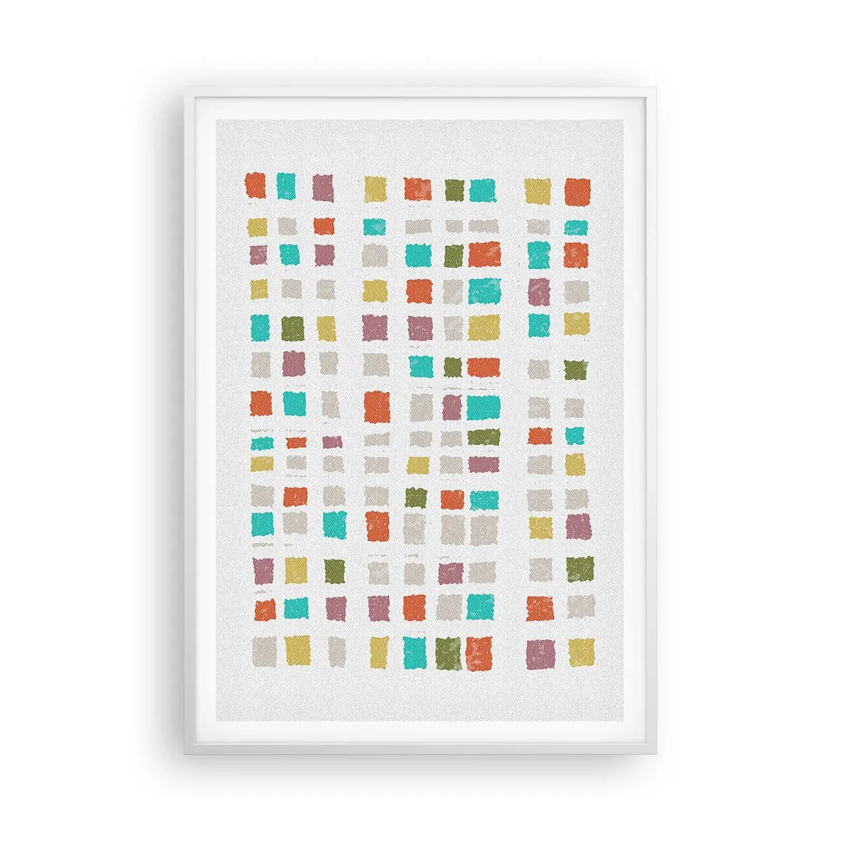 Plakat i hvid ramme - Ukendt leg - 70x100 cm