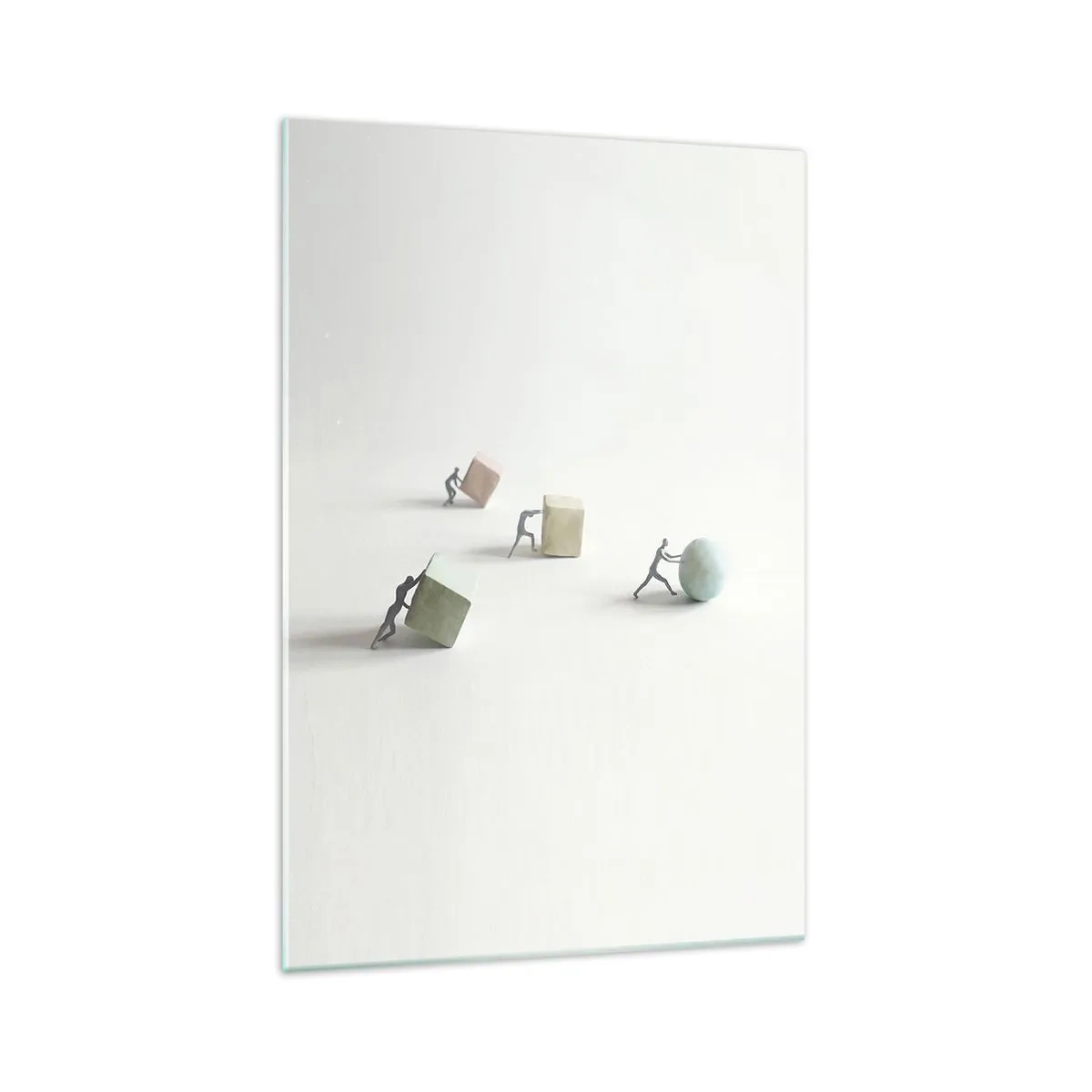 Billede på glas - Selve livet - 70x100 cm