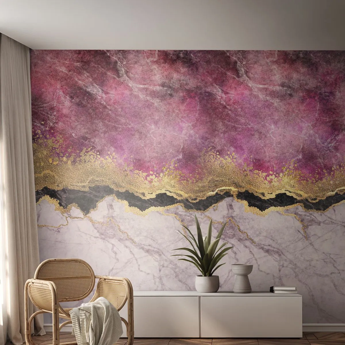 Fototapet Premium Sand - På grænsen - Abstraktion, Stykke, Struktur - 100x70 cm