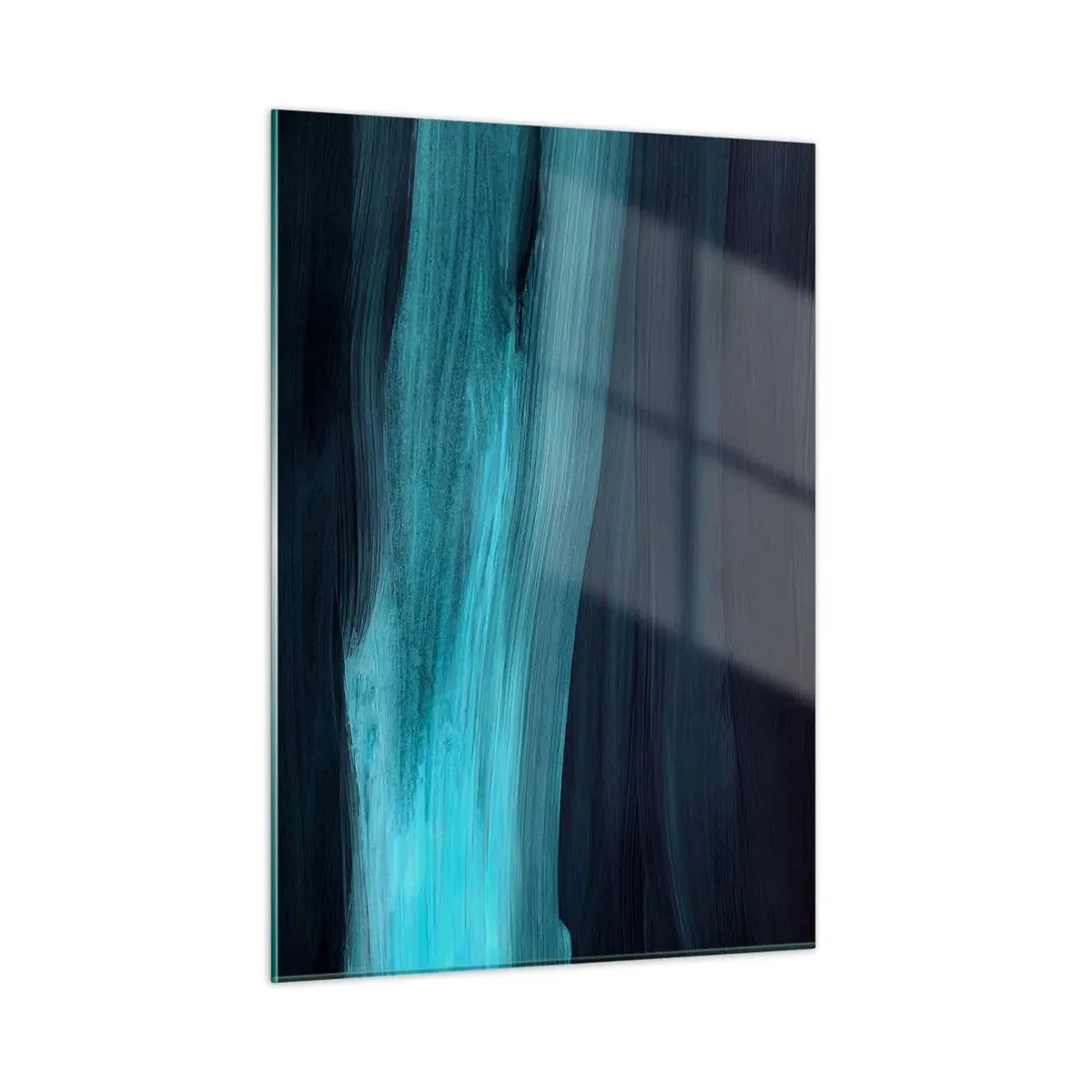 Billede på glas - Svøm med strømmen - 50x70 cm